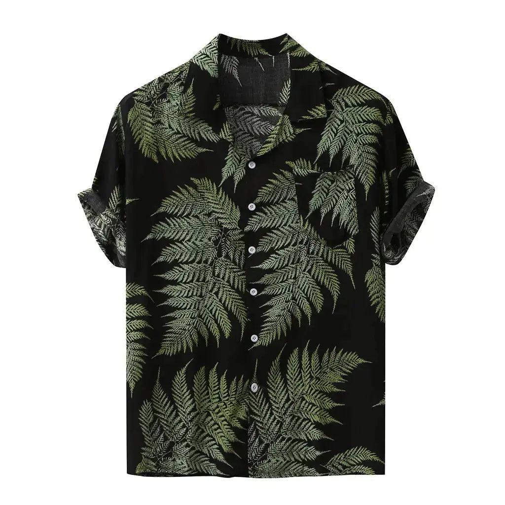 Hawaiian Casual Shirt Mens GLR SHOPPING