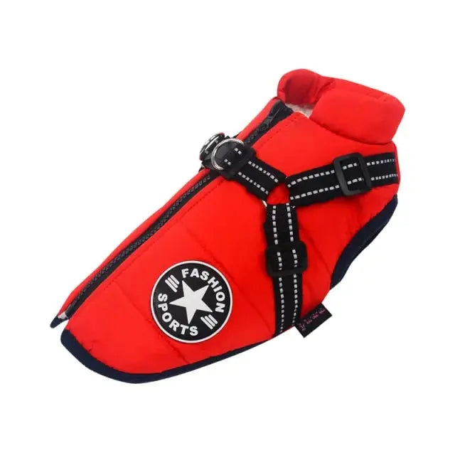 Pet Dog jacket With Harness GLR SHOPPING