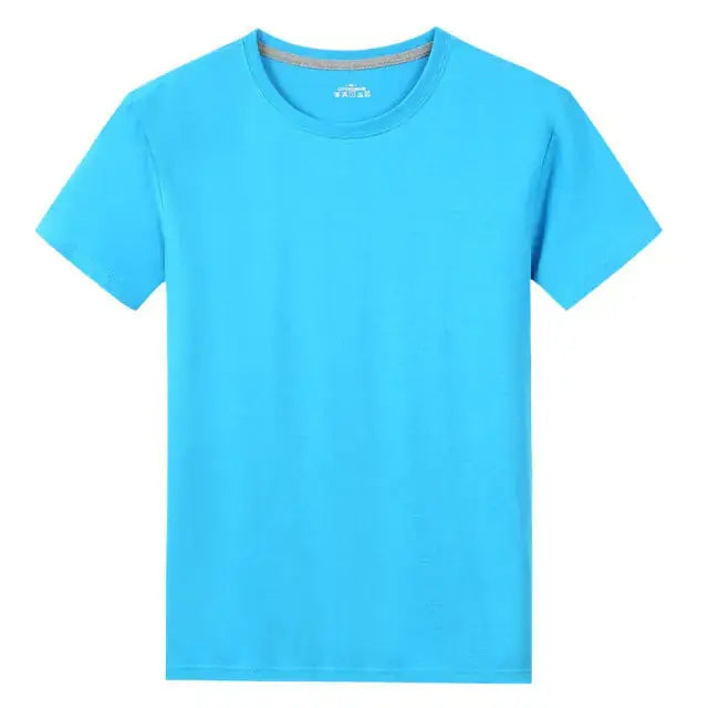 Plain Colored Short Sleeve Tees GLR SHOPPING