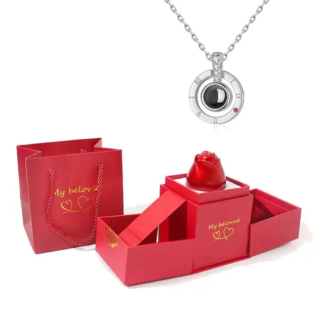 Projection Necklace With Gift Box GLR SHOPPING