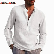 Linen Long Sleeve T-Shirt GLR SHOPPING