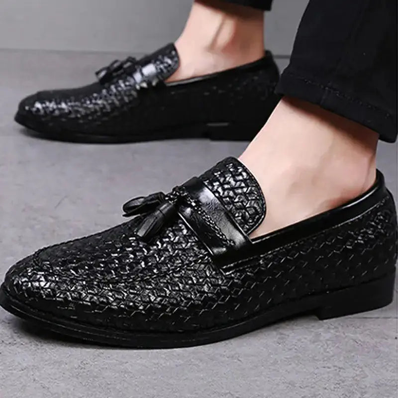 Luxury Italian Style Tassel Leather Loafers GLR SHOPPING