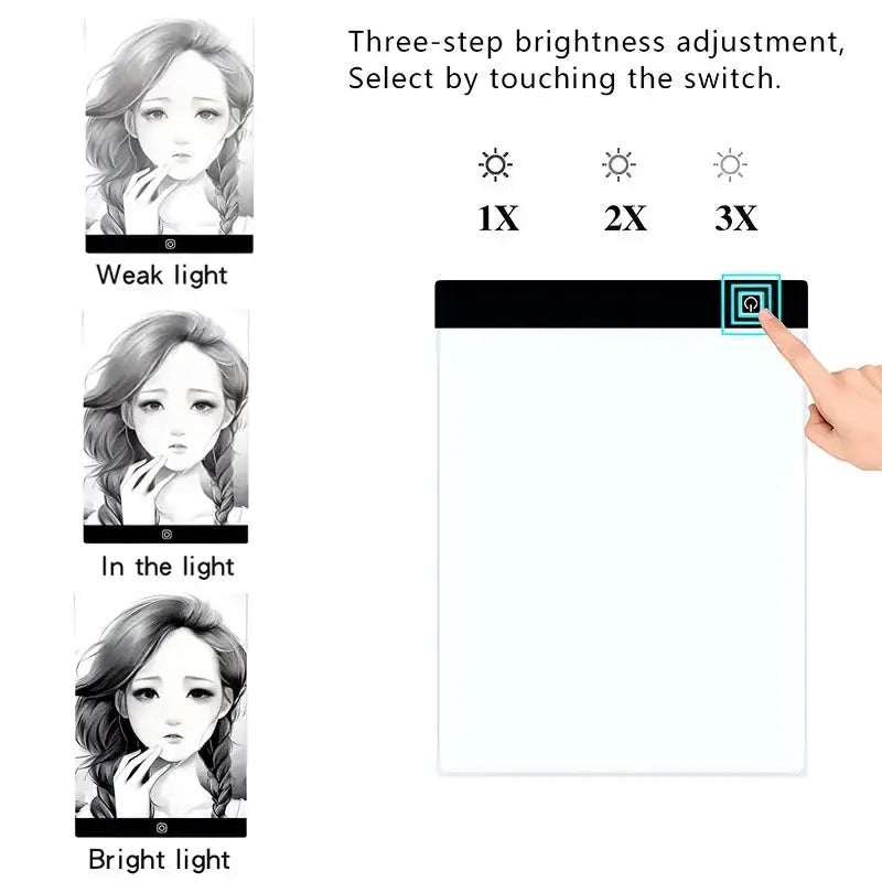 Dimmable LED Drawing Pad: Creative Kids' Gift GLR SHOPPING