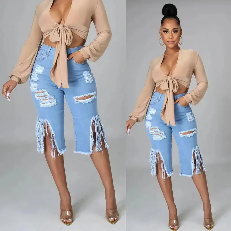 Denim Medium Ladies Pants GLR SHOPPING