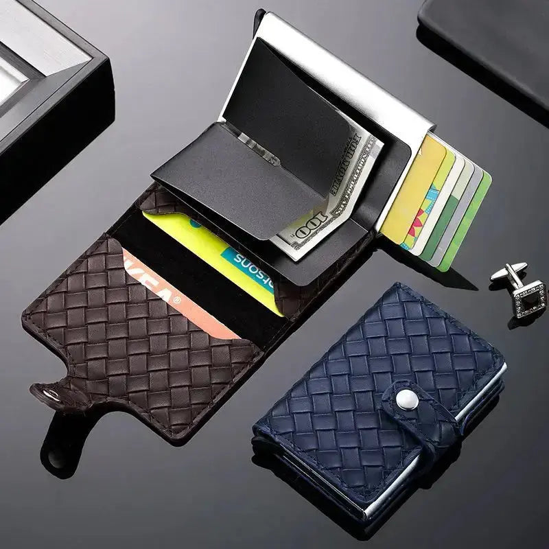 Leather Rfid Cardholder GLR SHOPPING