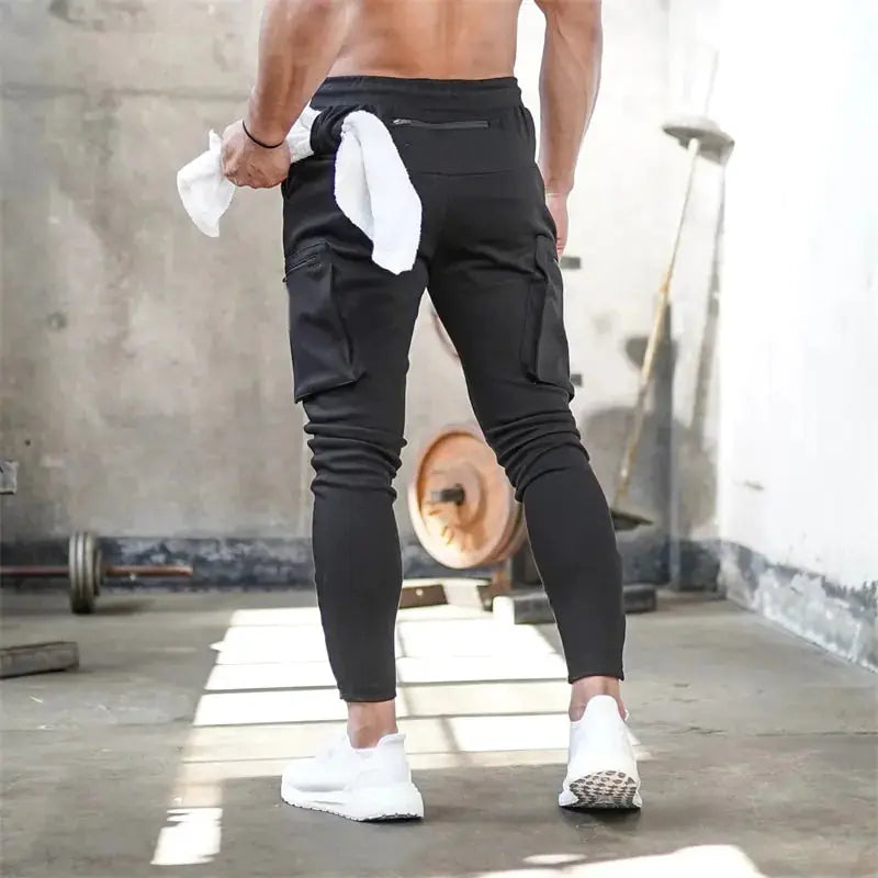 Sports Pants Multi-pocket Zipper Men GLR SHOPPING