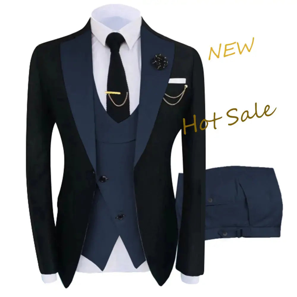 Fit Tuxedo 3 Piece Set GLR SHOPPING