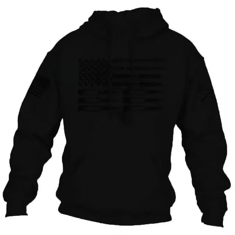2020 Men's Winter American Flag Hooded Sweatshirt GLR SHOPPING