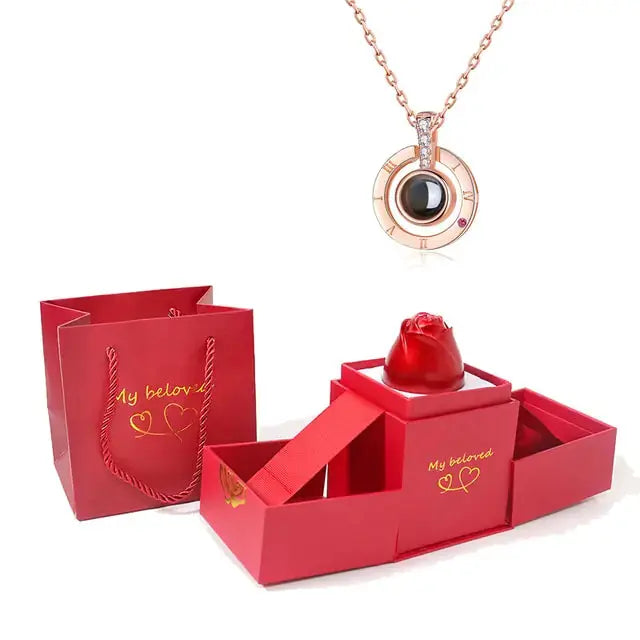 Projection Necklace With Gift Box GLR SHOPPING