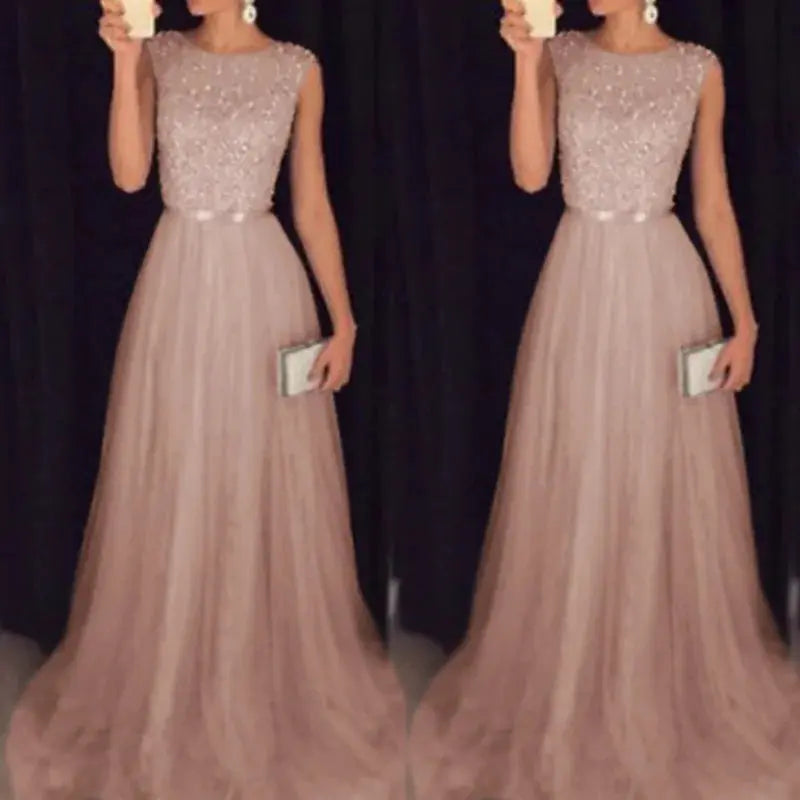 Elegant Prom Dress 2018 - Evening Gowns Sequin Dress GLR SHOPPING