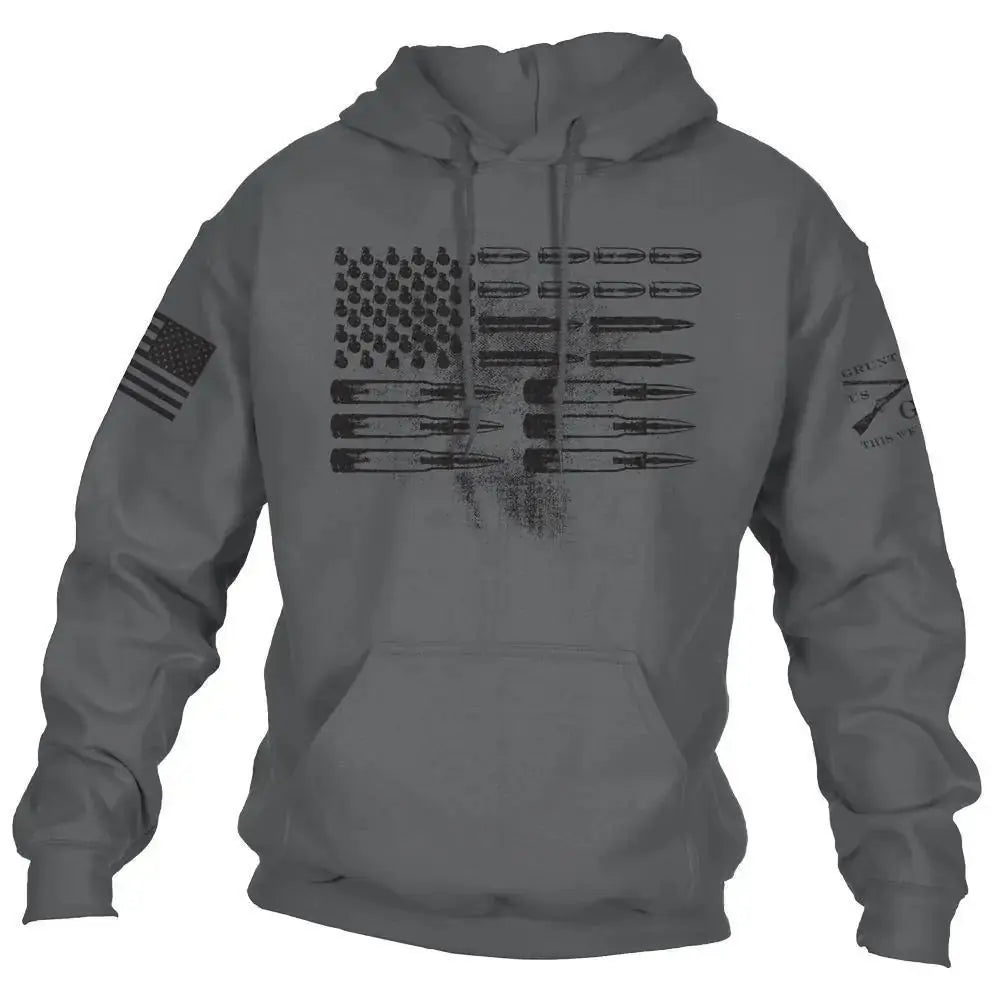 2020 Men's Winter American Flag Hooded Sweatshirt GLR SHOPPING
