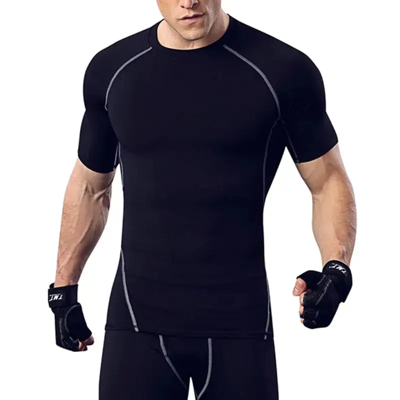 Quick-Dry Men's Running Gym Shirt GLR SHOPPING