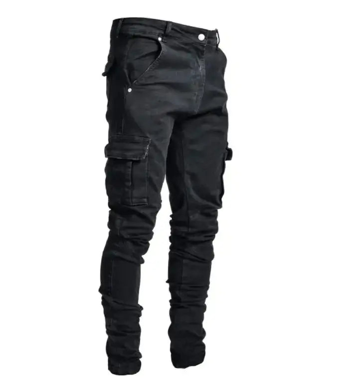 Men's Side Pockets Skinny Jeans GLR SHOPPING