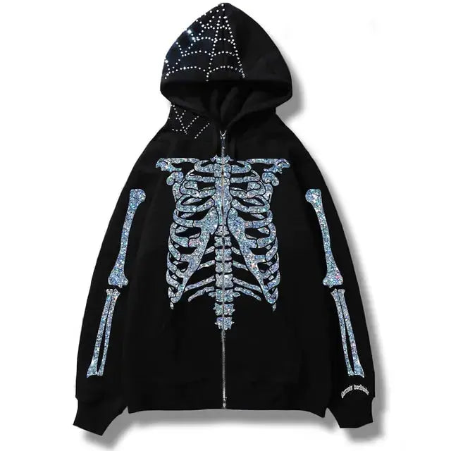 Men's Streetwear Skull Hoodies GLR SHOPPING
