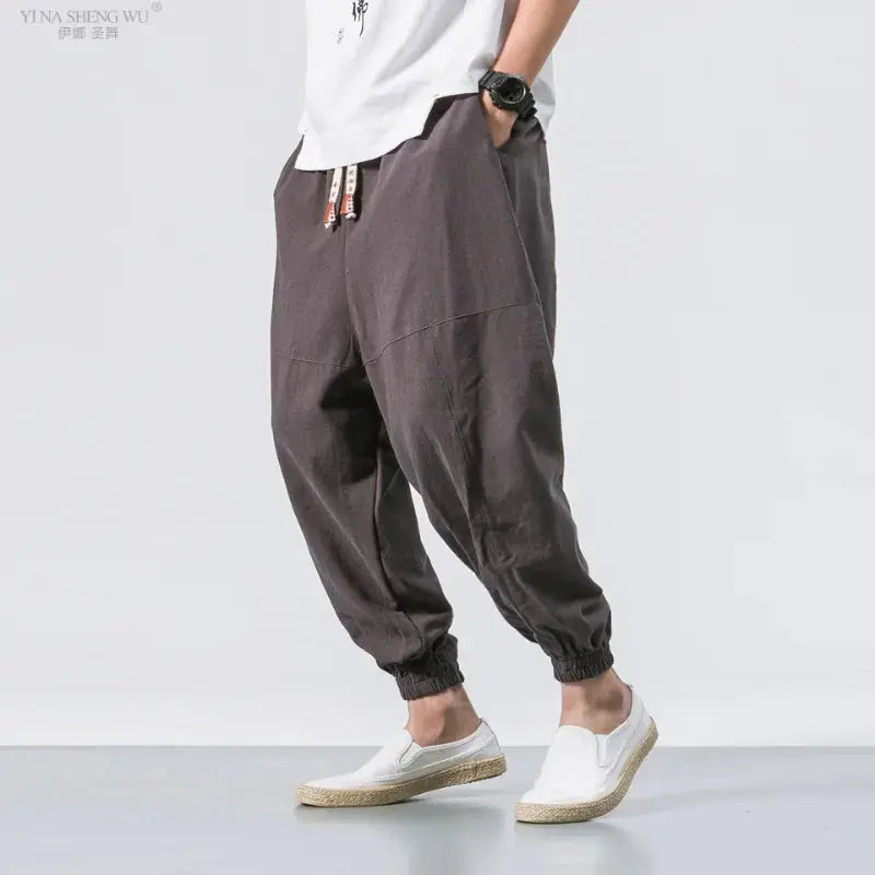 Men Kimono Haori Trousers GLR SHOPPING