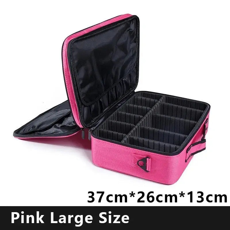 2019 Professional Toiletry Bag Cosmetic Bag Organizer Women Travel Make Up Cases Big Capacity Cosmetics Suitcases For Makeup X32 GLR SHOPPING