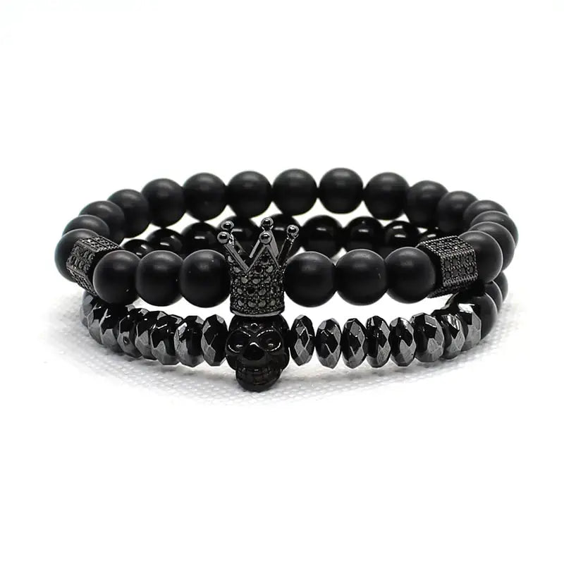 Matte Oxyn Stone Beads Bracelet GLR SHOPPING