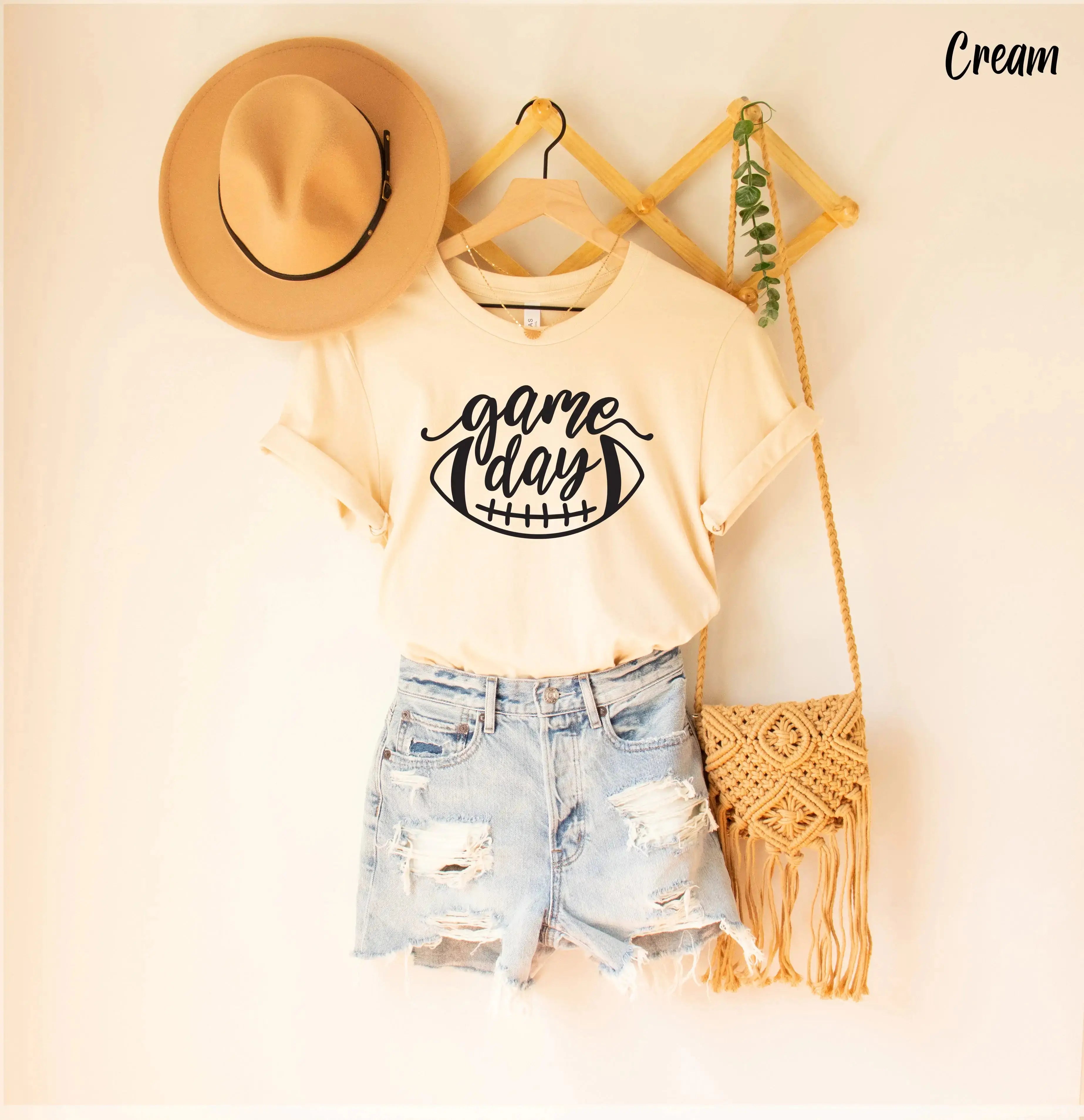 Game Day Football Shirt, Football Shirt, Game Day Vibes Outfit, Football Tee GLR SHOPPING