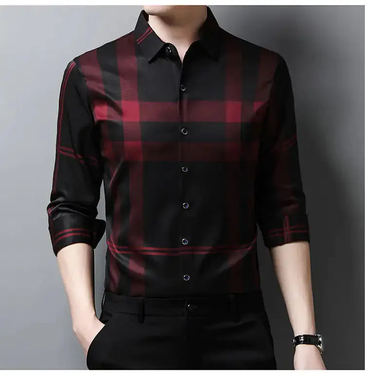 High Quality Men's Long Sleeve Shirt Casual GLR SHOPPING