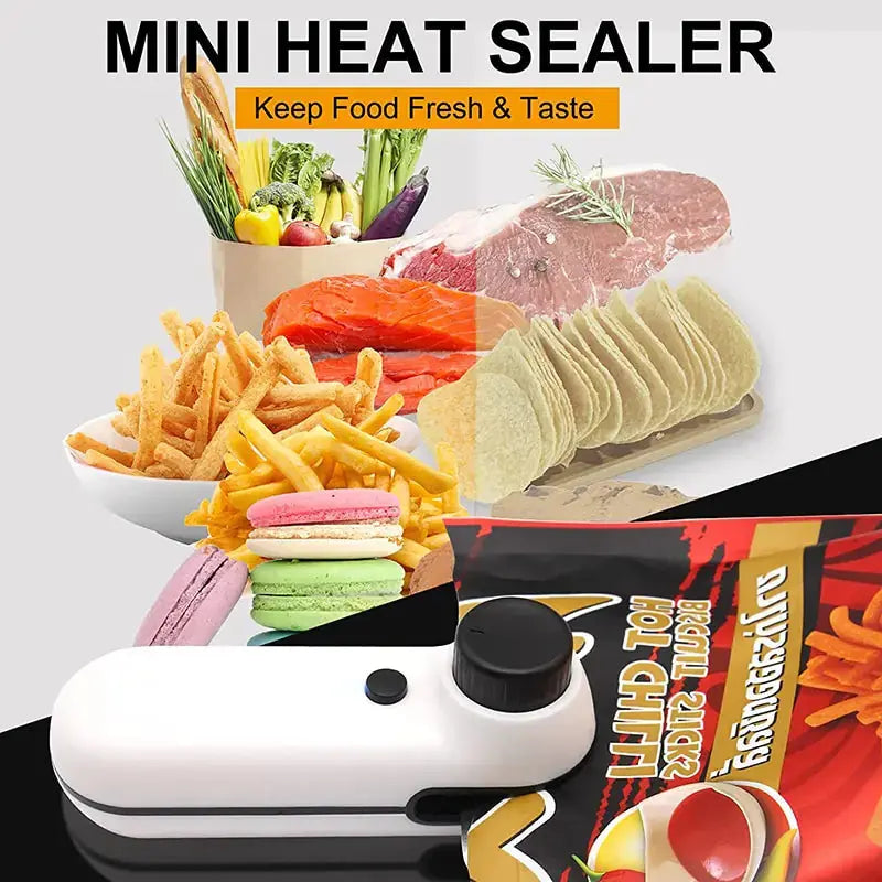 USB Mini Bag Sealer Cutter GLR SHOPPING