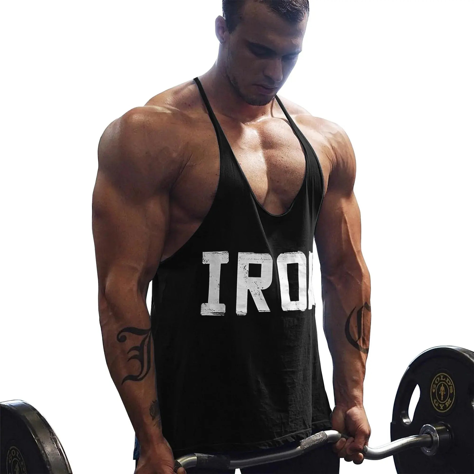 Men's Athletic Printed Gym Workout Bodybuilding Tank Tops GLR SHOPPING