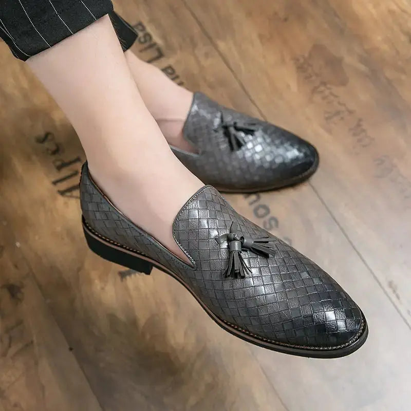 Luxury Italian Style Tassel Leather Loafers GLR SHOPPING