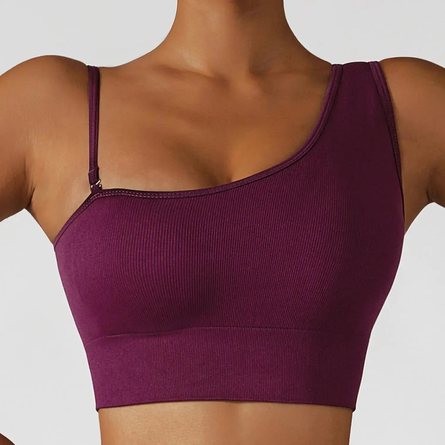 Summer Sexy Oblique Shoulder Yoga Clothes Tops GLR SHOPPING