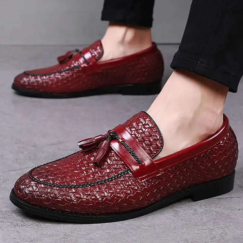 Luxury Italian Style Tassel Leather Loafers GLR SHOPPING