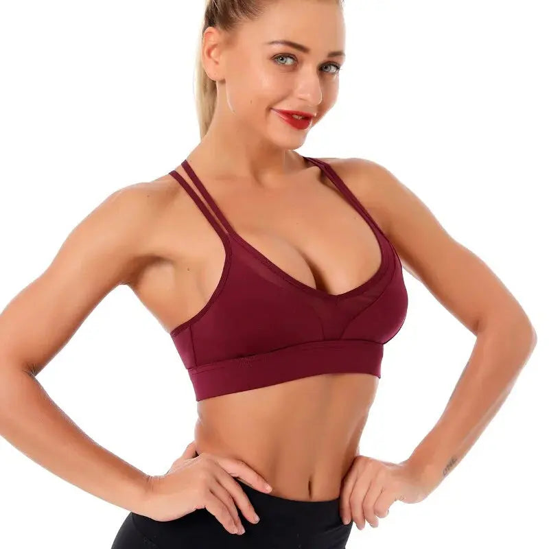 Sports Breathable Fitness Shockproof Bra GLR SHOPPING