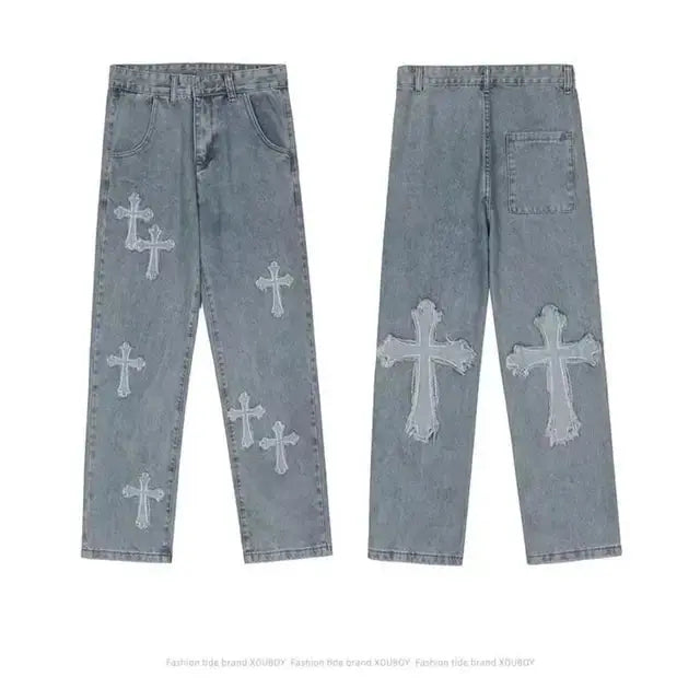 Cross Denim Pants GLR SHOPPING