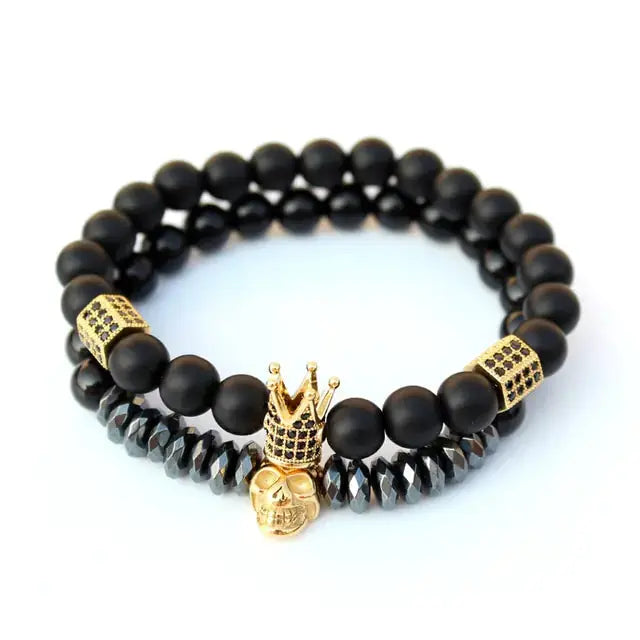Matte Oxyn Stone Beads Bracelet GLR SHOPPING