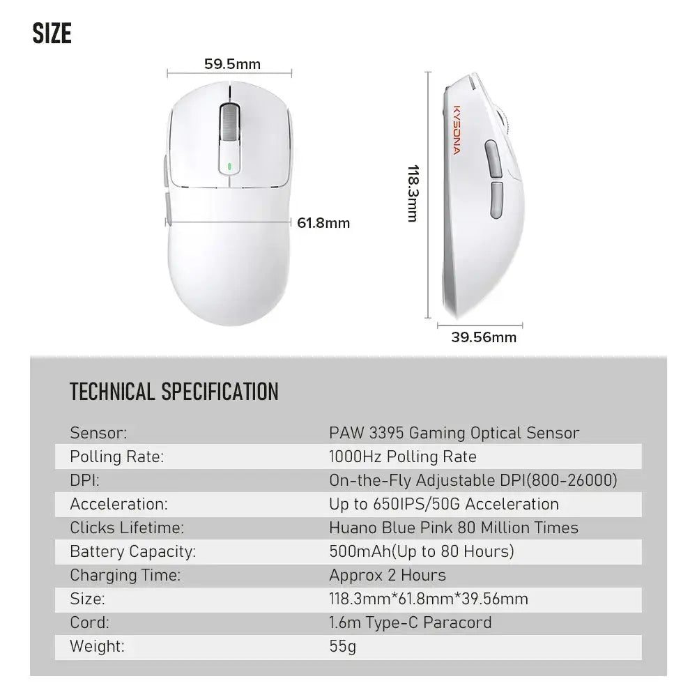 Wireless Gaming Mouse GLR SHOPPING