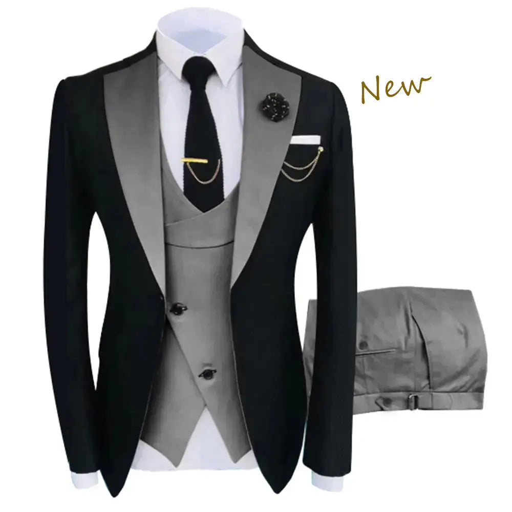 Fit Tuxedo 3 Piece Set GLR SHOPPING