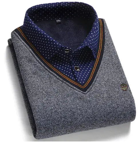 Thicken Knitted Male Base Sweater GLR SHOPPING