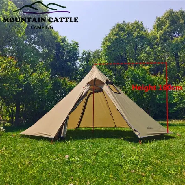 Ultralight Camping Pyramid Tent GLR SHOPPING