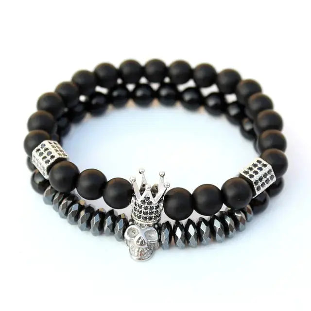 Matte Oxyn Stone Beads Bracelet GLR SHOPPING