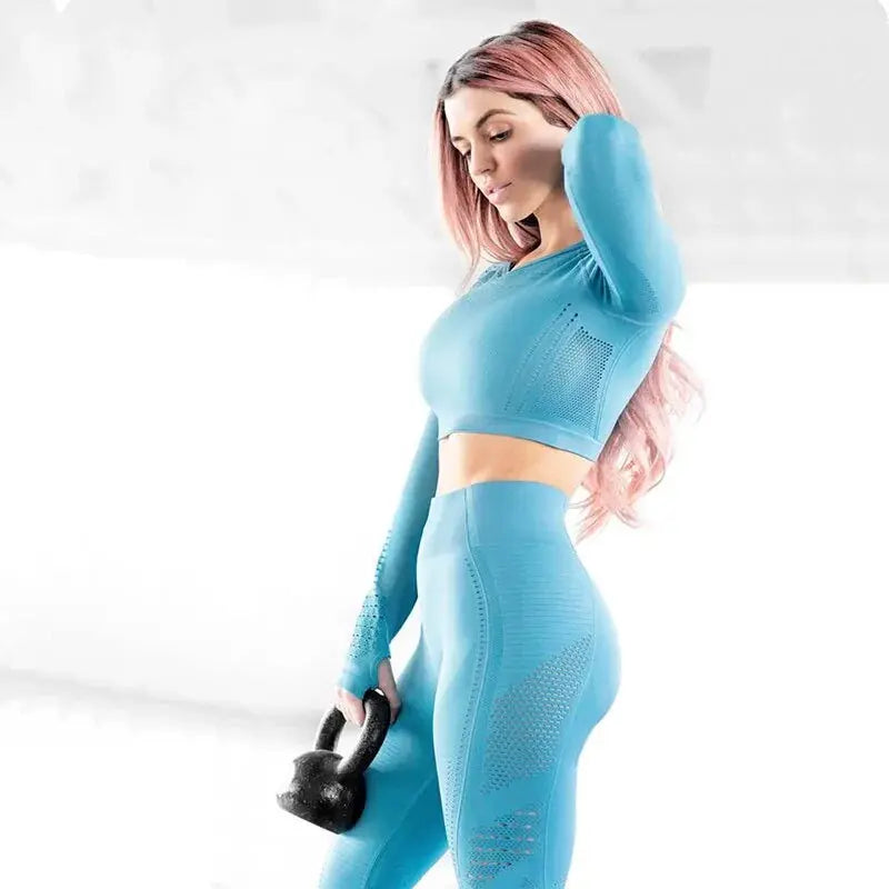 2-Piece Seamless Yoga Set for Women GLR SHOPPING