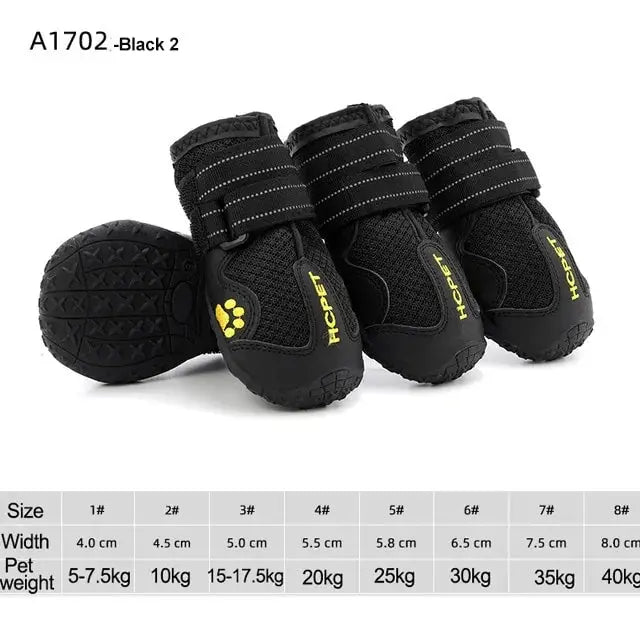 Waterproof Reflective Dog Boots GLR SHOPPING