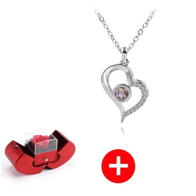 Eternal Flower Apple Jewelry Box GLR SHOPPING