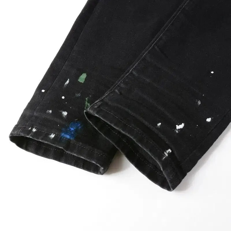 Ripped Painted Jeans GLR SHOPPING