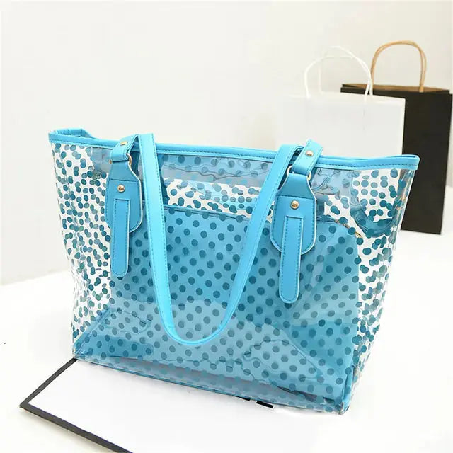 Candy Color Transparent Handbag - GLR SHOPPING