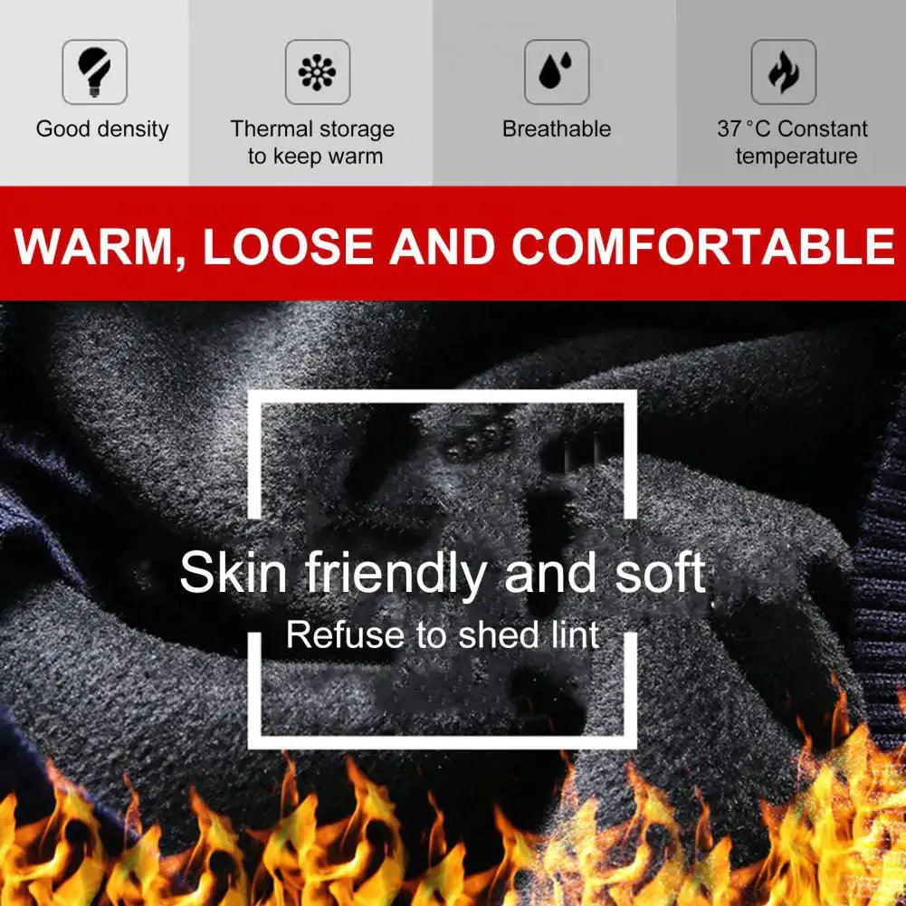 Thicken Knitted Male Base Sweater GLR SHOPPING