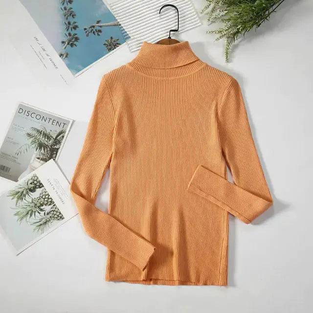 Turtleneck Women Sweaters GLR SHOPPING