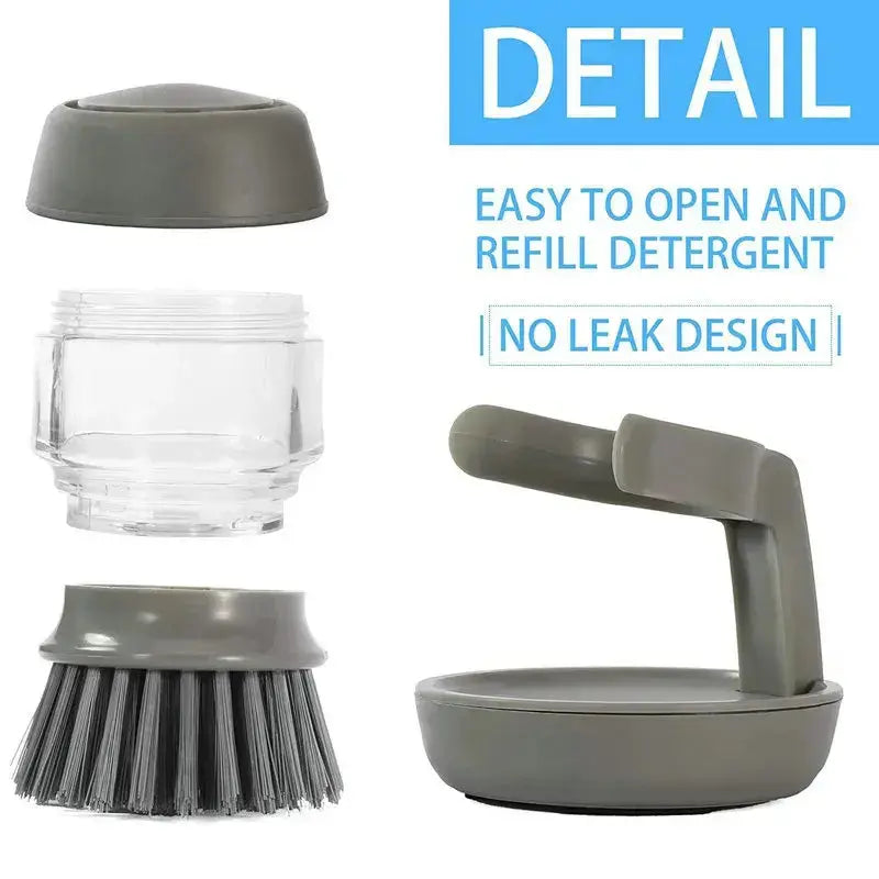Dishwashing Brush with Soap Dispenser GLR SHOPPING