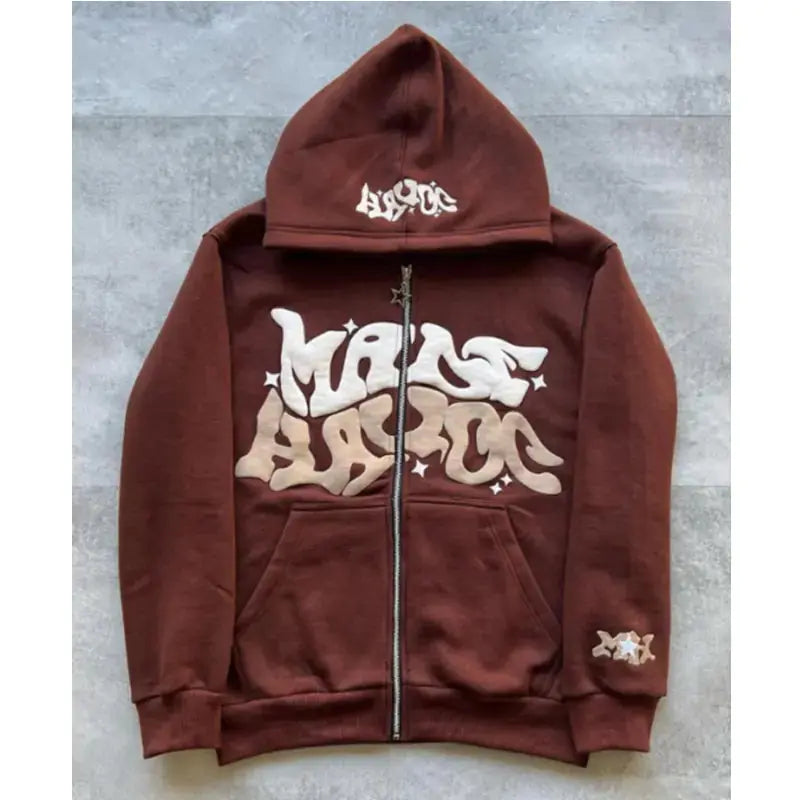 Y2K Hoodie Hip Hop Letter Print Oversized GLR SHOPPING