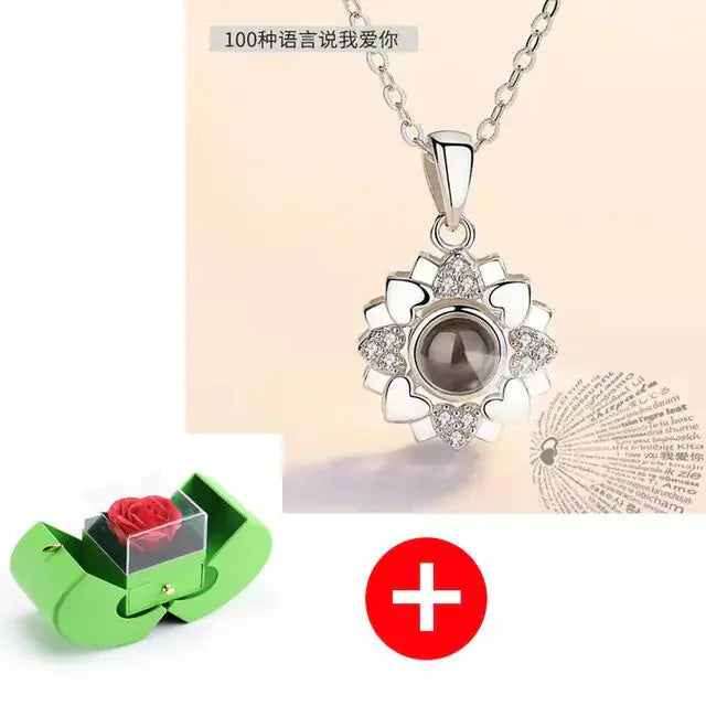 Eternal Flower Apple Jewelry Box GLR SHOPPING