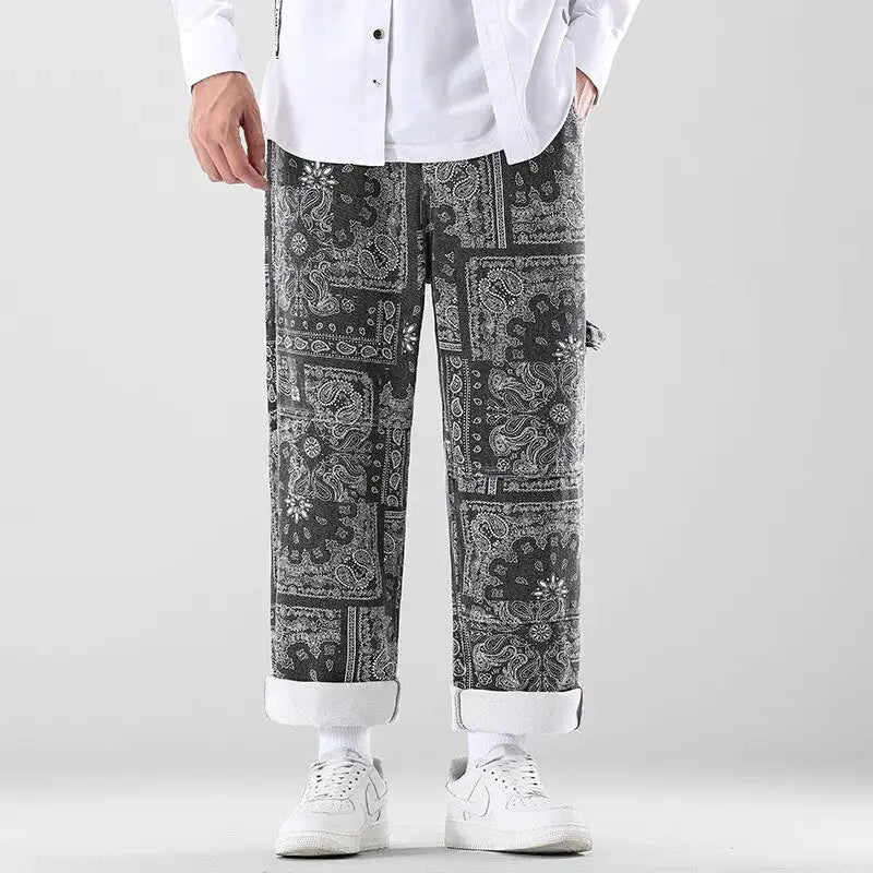 Printed Men's Loose Pants GLR SHOPPING