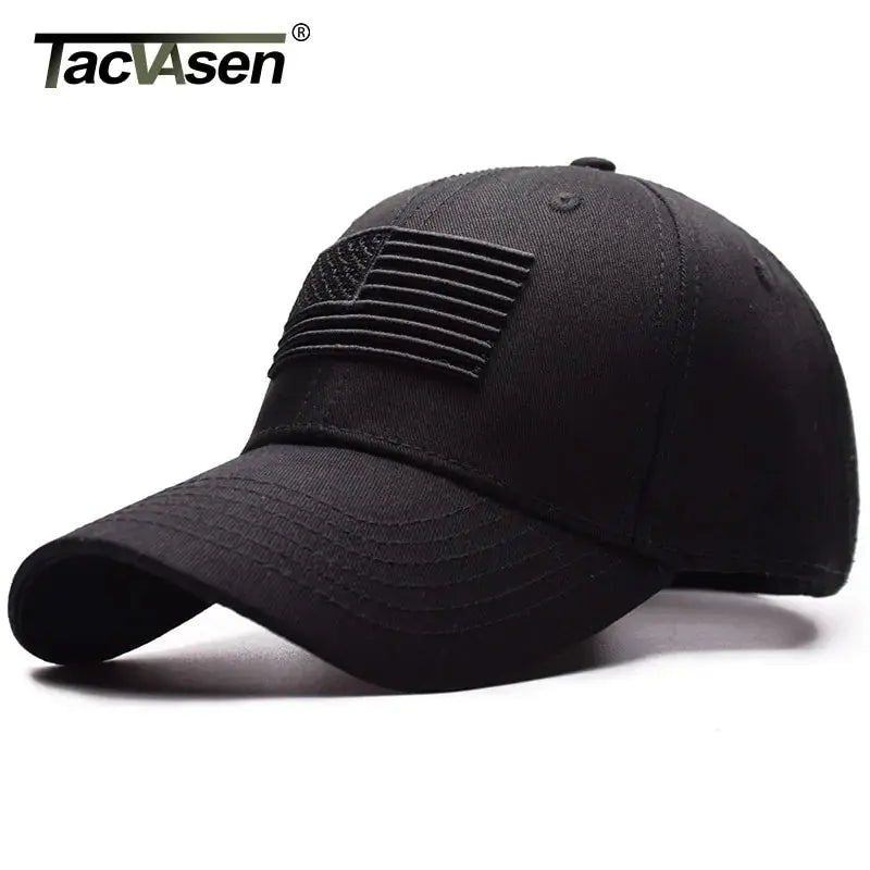 TACVASEN Tactical Baseball Cap: USA Flag Snapback Hat GLR SHOPPING