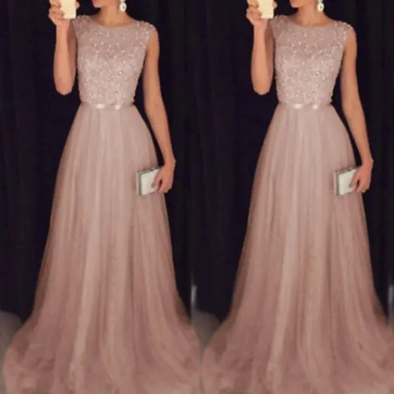 Elegant Prom Dress 2018 - Evening Gowns Sequin Dress GLR SHOPPING