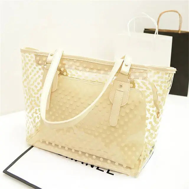 Candy Color Transparent Handbag - GLR SHOPPING